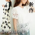 【New】美しさ湧き上がる花レーストップス他☆新作発表♪
