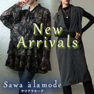 リーフ柄ティアードシアーブラウス他☆新作発表☆