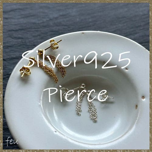 【feu】気分をあげるSILVER925ピアス