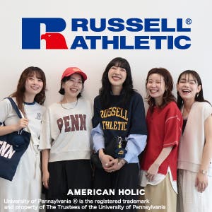 RUSSELL ATHLETICとのオリジナルアイテムが登場