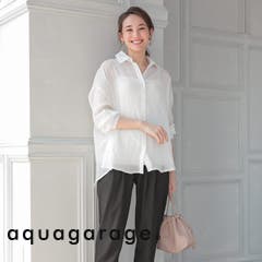 シアーシャツ を取入れた透け感シャツコーデ Aquagarage レディースファッション通販shoplist ショップリスト