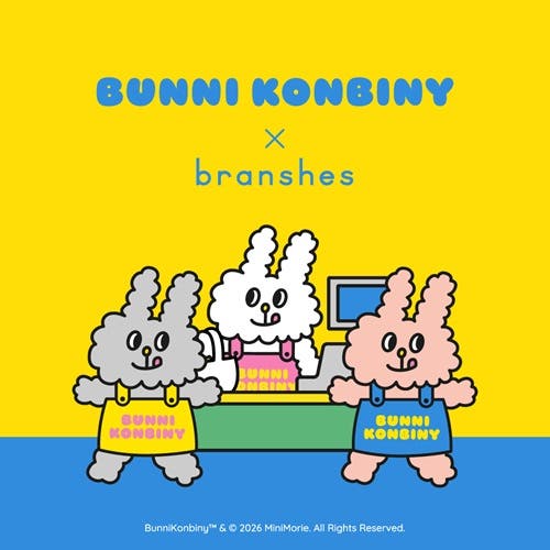 【branshes】asiaで大人気！バニーコンビニコラボ