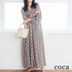 【coca】春おすすめ♪新作花柄ワンピース