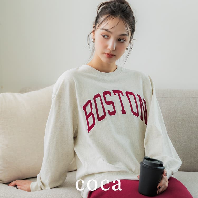 【coca】Tシャツとスウェットのいいとこどり◎Tスウェット