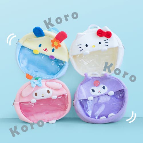 ころん、と可愛い『フェイス型クリアショルダーバッグ』