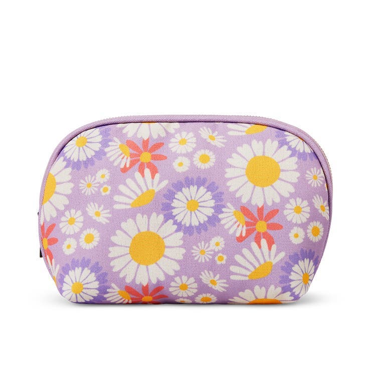 【フライングタイガー】マーガレットのパープルポーチ