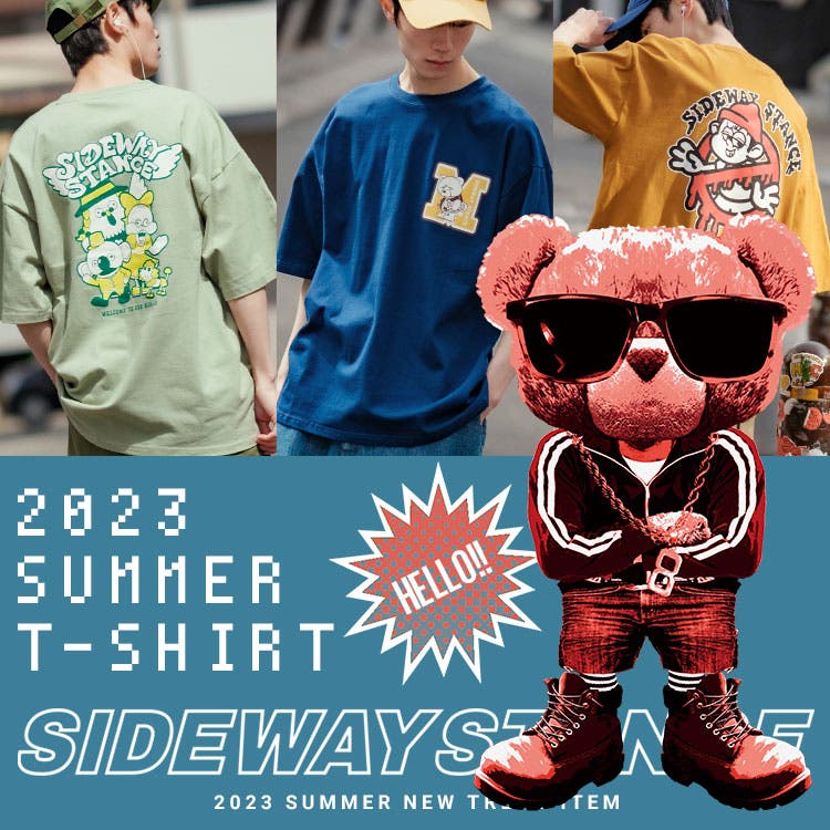 春夏を盛り上げるSWSの新作半袖Tシャツ