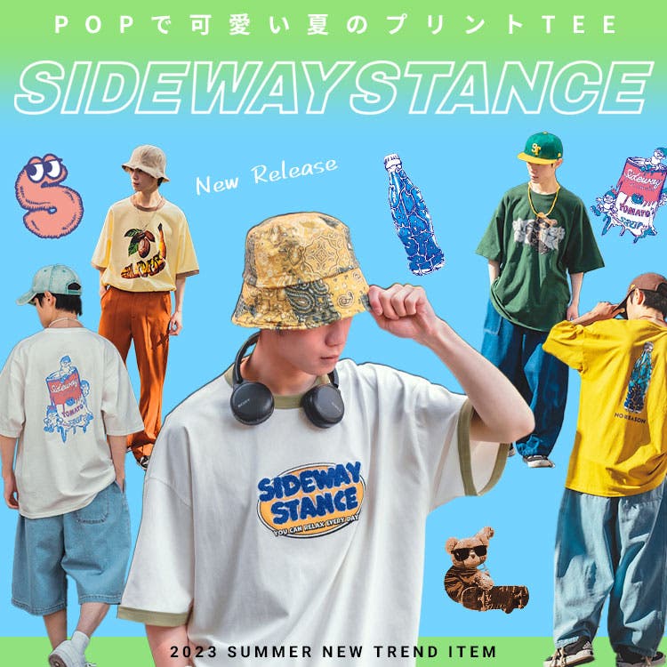 POPで可愛いイラストが人気の夏Tシャツが続々と登場
