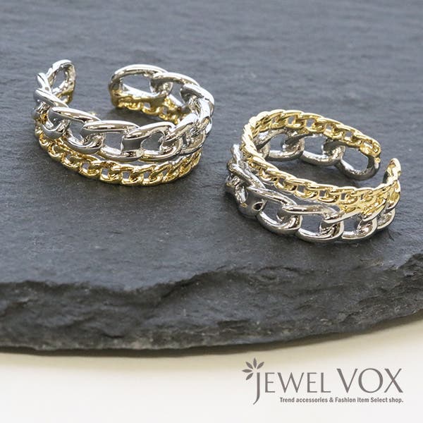 【Jewelvox】バイカラーデザインの指輪続々入荷中！