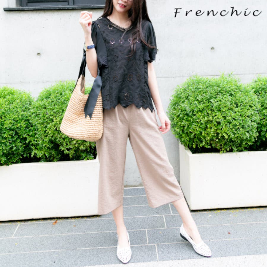 夏に涼しい麻素材のボトム Frenchic レディースファッション通販shoplist ショップリスト