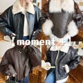 【moment+】レザージャケット