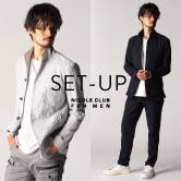 【NICOLE CLUB FOR MEN】春のセットアップ特