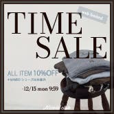 ALL 10%OFF TIME SALE