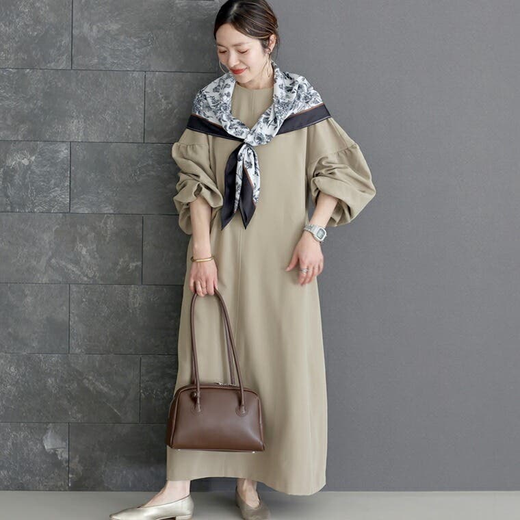 デイリーに着回せる楽ちんワンピース♪