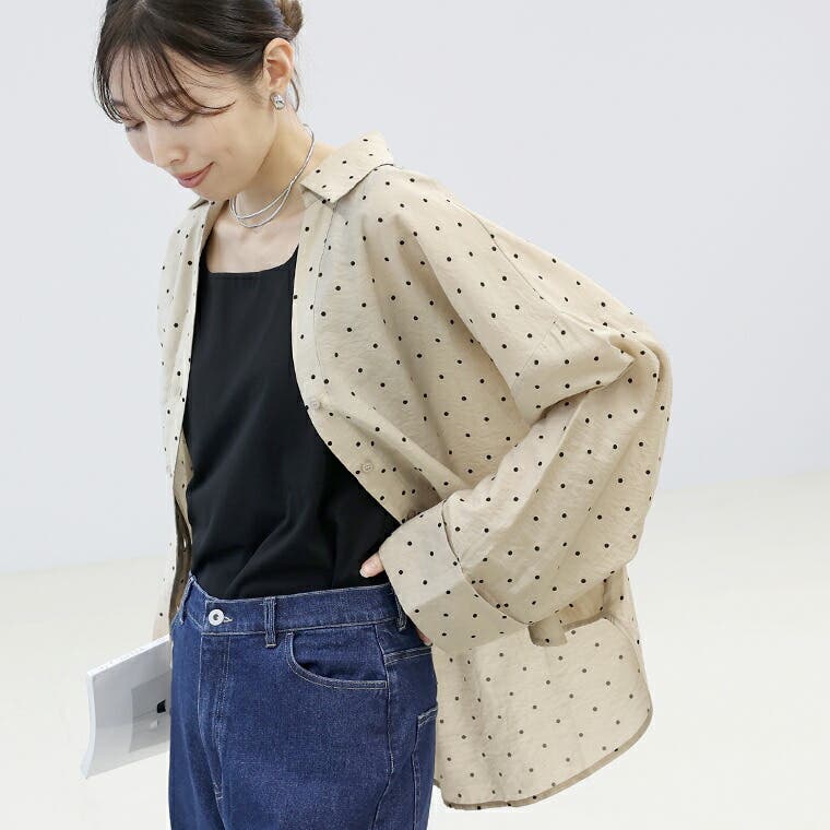 凛々しくこなれるきれいめシャツ♪