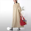 ≪osharewalker≫シャツワンピでレイヤードコーデ