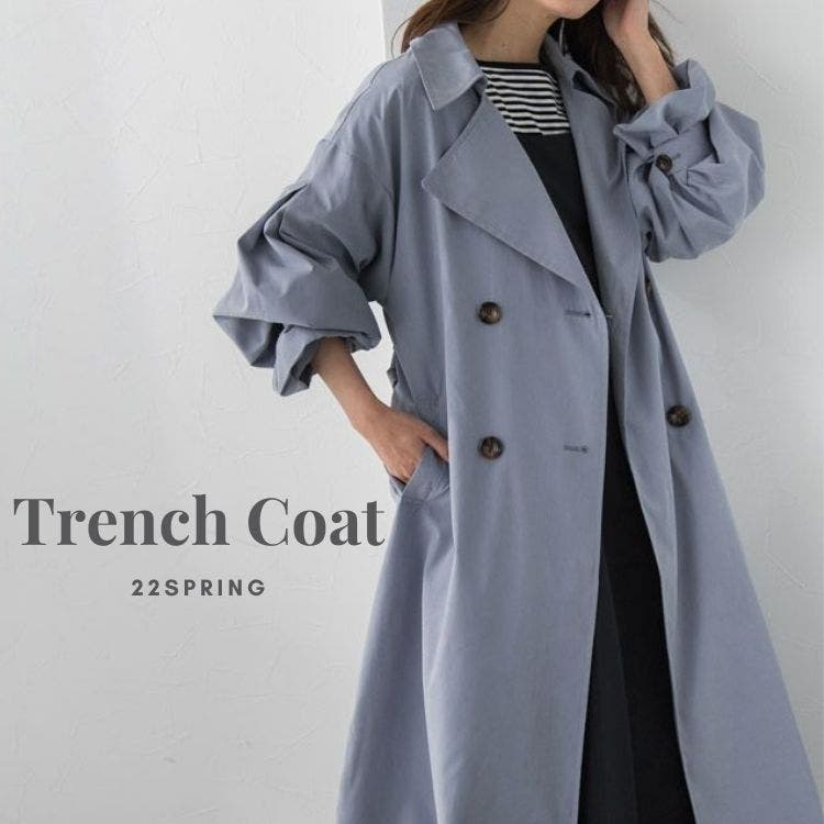 トレンチコートのレディース春秋コーデ 21 ベージュ 黒 ネイビーの着こなし術 ファッション通販shoplist ショップリスト