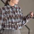 秋の始まりに着たいチェック柄トップス
