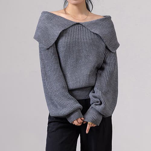 1枚で存在感を放つ、冬の主役トップス