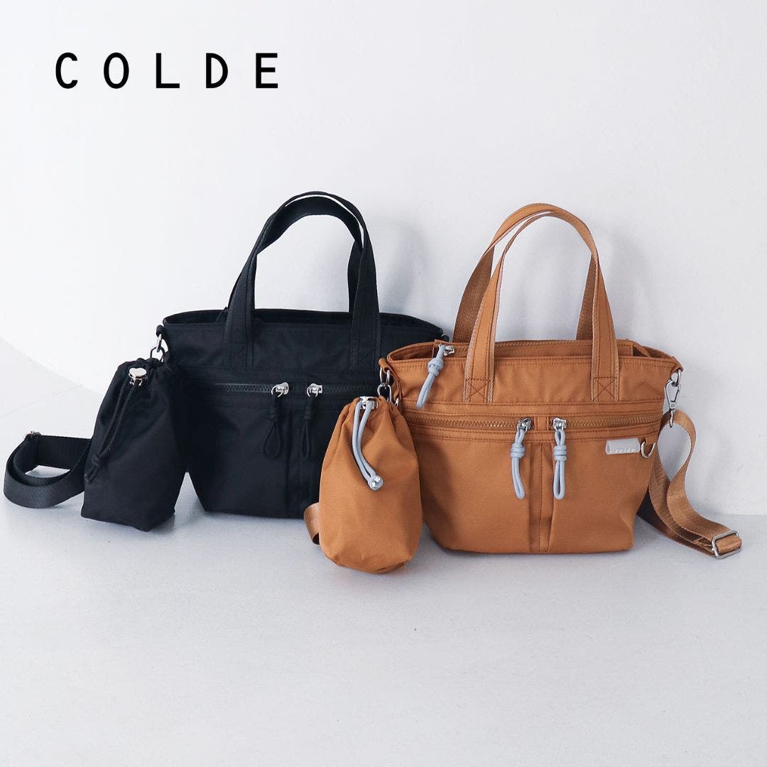 【COLDE】通勤にも休日にも頼れる 軽やかバッグ