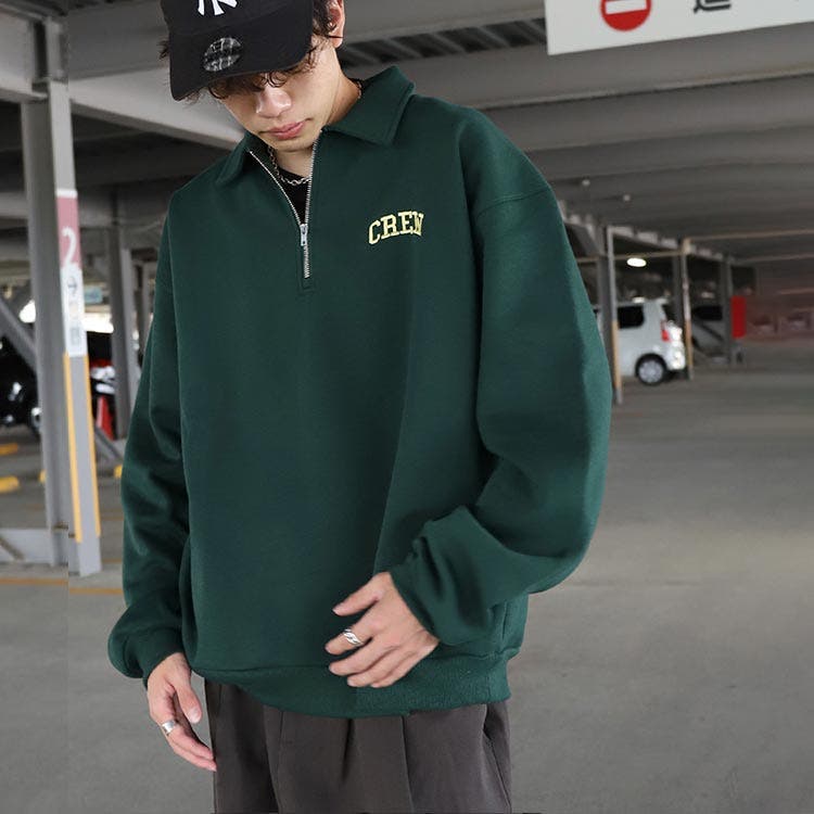 スケータースタイルの雰囲気を落とし込んだハーフジップ Zip Clothing Store メンズファッション通販shoplist ショップリスト