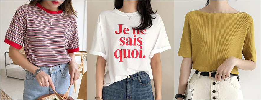 かわいいTシャツ（レディース）人気韓国ブランドやデザイン別の売れ筋 