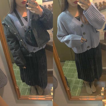今日のコーデ💄
このニット可愛い〜♪
でも肩幅はちょっと目立つかな😁
華奢の人がきたらめちゃくちゃ可愛い😍

アウター▷shoplist"retro girl
トップス▷grl
ボトム▷grl
バック▷shoplist

 #お洒落  #ファッション  #fashion  #可愛い  #kawaii  #cute  #グレイル  #grl  #grail  #プチプラ  #コーデ  #コーディネート  #code  #今日コーデ  #プチプラコーデ  #ショップリスト  #shoplist  #shoplista  #retrogirl  #レトロガール  #ベロア 

新規会員登録時のサービス300ポイントと、紹介によるサービス500ポイントの合算 800ポイントが初回で付与されちゃいます❤️
例えば、千円程度の物だと200円前後で買えちゃいます！800円以下の物だとたダポチです😭✨ アカウントのトップにURLが貼ってあるので気になった方は無料なので是非登録してみて下さい❣️