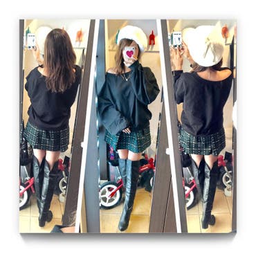 いつかのコーデ🧡

オーバーサイズのトレーナー💛
袖がぽわんってなっててかわいいんですが‥
上手く写せませんでした😭💦
何となく伝わったらいいなぁ‥💦 *
グリーンチェックのツイードスカート💚
この色がどうしても欲しくて😩
入荷するのをずーっと待ってました💦
やっぱりかわいい⸌̷̻ ( ᷇๑ॢ˃̶͈̀ ꇴ ˂̶͈́๑ॢ) ⸌̷̻💕 *
このスカート、ウエストの部分も可愛くて🤤💚
３枚目picを見ていただけたら、
わかると思います☺️✨ *

あ🤭
めっちゃお腹引っ込めて撮りました🤢🙈💦w

今週は気温も更にぐっと下がるみたいで😩💦
風邪等、体調を崩されてる方が増えてるみたいです😔
気をつけてくださいね(๑ᐤ᷄⌓︎ᐤ᷅๑)

今週も仲良くしてくださいね🧡
よろしくお願いします( *ˊᵕˋ)✩︎‧₊  #いつコ   #コーデ   #coodinate   #fashion   #instafashion   #ootd   #outfit   #ママ   #ママコーデ   #プチプラ   #プチプラコーデ   #shoplist   #SHOPLISTA   #オーバーサイズ   #トレーナー   #大人カジュアル   #ツイード   #ツイードスカート   #ニーハイ   #ニーハイブーツ   #ベレー帽   #オフショル   #スウェット   #アラフォー   #夢展望   #feltmaglietta   #back   #backshot   #秋コーデ 