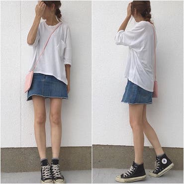 7.19
cord
 #きょコ  ・
・
トップス: #shoplist   #coca 
スカート: #used 
スニーカー: #converse 
bag: #shoplist   #forever21  ・
・

 #fashion  #ootd   #ママコーデ   #ママ   #カジュアルコーデ   #コーディネート  #プチプラ   #プチプラコーデ    #カジュアル  #PR   #ママリ  #アラサーママ  #hotmamatown   #mamagirl    #着回しコーデ   #男の子のママ  #お洒落さんと繋がりたい   #今日の服   #大人カジュアル  #兄弟ママ #２児ママ #コンバース  #ponte_fashion   @shoplist_official  #shoplista 