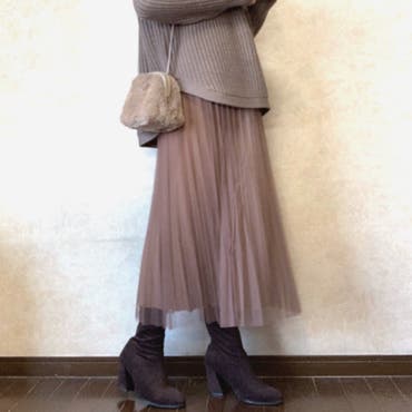 ブラウンのワントーンコーデ☆少し色味を変えてブラウン合わせにすると一気に旬なコーデに早変わりです◎