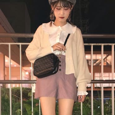 カーディガンを使ったガーリーコーデです！
今の時期から春も使いやすい便利アイテムです(^^♪
【スタッフ/164cm】