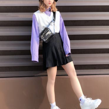 ルーズシルエットが可愛い新作オーバーシャツを
使ったオルチャンコーデ(^-^)
ブルー×ホワイトで春を先取り♪

【スタッフ/149cm】