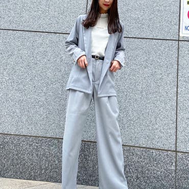 セットアップコーデ^ ^ 今季注目のベイクドカラーでトレンド感UP♪♪着回し抜群アイテムでおすすめです！
【スタッフ/157cm】