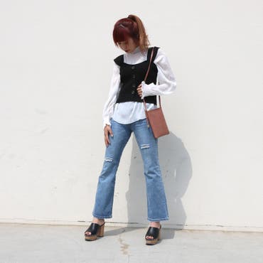 トレンドライクなシアーITEM♪1枚での着用はもちろん、インナーとしても大活躍の予感♪