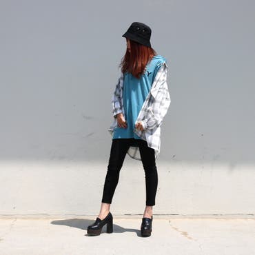 爽やかなミントの色合いがスタイリングの主役に◎