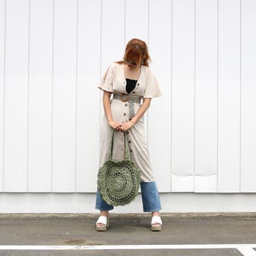 2WAYで使えるワンピースは様々なスタイリングが楽しめます◎